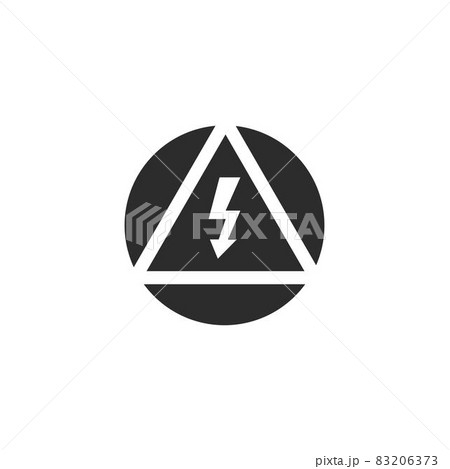 hight voltage icon vector illustration hight voltage icon vector illustration 83206373