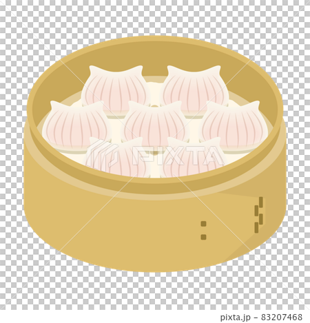 海老蒸し餃子のイラスト 海老蒸し餃子のイラスト 83207468