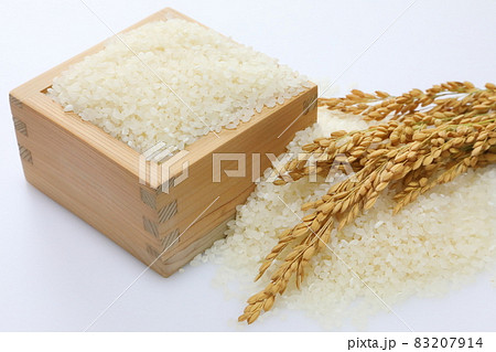 お米と稲穂 お米と稲穂 83207914