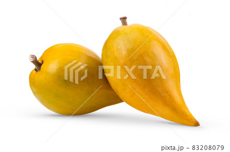 canistel fruit (Egg fruit, Tiesa, Yellow sapote, Canistelsapote, Chesa, Pouteria lucuma) isolated on white canistel fruit (Egg fruit, Tiesa, Yellow sapote, Canistelsapote, Chesa, Pouteria lucuma) isolated on white 83208079