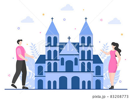 Travel to Germany Background Vector Illustration. Time to Visit the Icon Landmarks of these World Famous Tourist Attractions of the Country 83208773