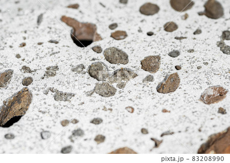 Slice texture of gray volcanic rock, macro Slice texture of gray volcanic rock, macro 83208990