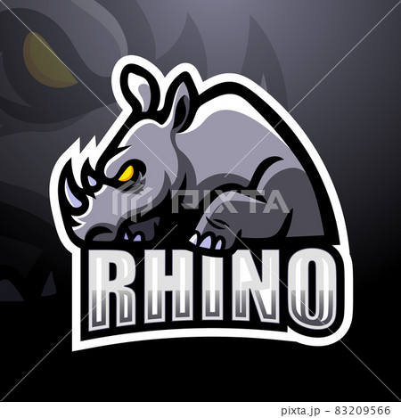 Rhino esport mascot logo design Rhino esport mascot logo design 83209566