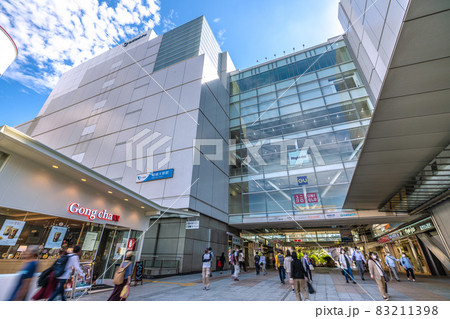 日本の相模原都市景観　相模大野駅前などを望む 83211398