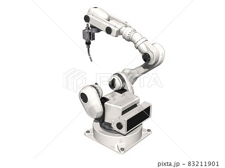 スポット溶接用 溶接用 産業用ロボット(3DCGイメージ) スポット溶接用 溶接用 産業用ロボット(3DCGイメージ) 83211901