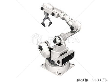 ロボットハンド　産業用ロボット(3DCGイメージ) 83211905