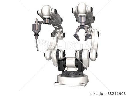 溶接用 ロボットハンド 双腕仕様 産業用ロボット(3DCGイメージ) 溶接用 ロボットハンド 双腕仕様 産業用ロボット(3DCGイメージ) 83211908