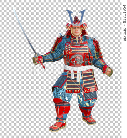 Red armor warrior - Stock Illustration [83211954] - PIXTA