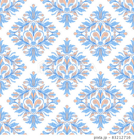 Floral wallpaper. Classic Baroque floral ornament. Seamless vintage pattern Floral wallpaper. Classic Baroque floral ornament. Seamless vintage pattern 83212716