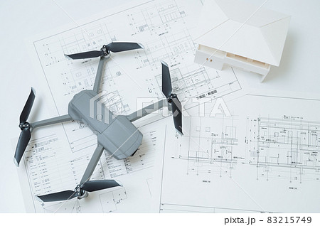 建物点検へのドローン技術活用イメージ 建物点検へのドローン技術活用イメージ 83215749