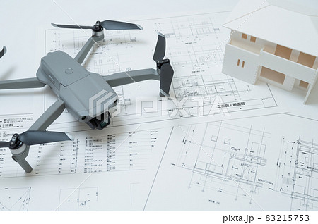 建物点検へのドローン技術活用イメージ 建物点検へのドローン技術活用イメージ 83215753