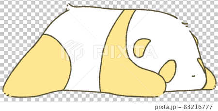 ねころぶ赤ちゃんパンダ(橙色) ねころぶ赤ちゃんパンダ(橙色) 83216777