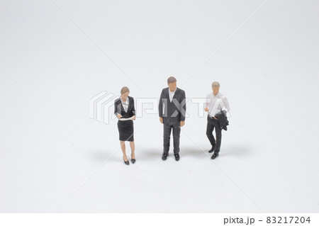 a mini of business boss and secretary on board a mini of business boss and secretary on board 83217204