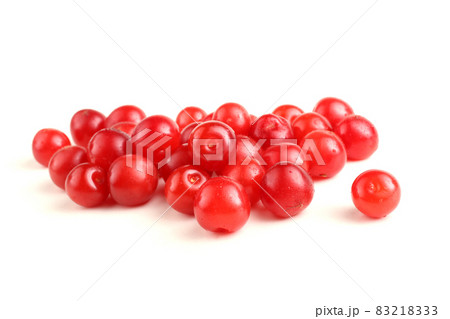 Nanking cherry isolated on white Nanking cherry isolated on white 83218333