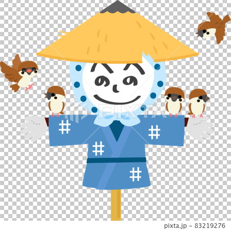 Scarecrow and sparrow Scarecrow and sparrow 83219276