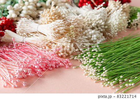 ペップいろいろ　花芯たくさん　手芸材料　布花材料　フラワーペップ 83221714