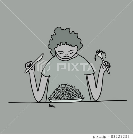 Eat words. Proverb, metaphoric idiom. Concept of taking back an earlier statement. 83225232