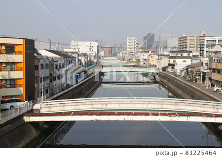 阪東大橋から見る第二寝屋川 阪東大橋から見る第二寝屋川 83225464
