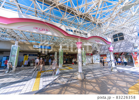 日本の川崎都市景観　新百合ヶ丘駅を望む 83226358