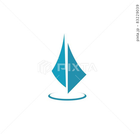 Cruise ship logo icon design template vector 83229039