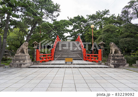 [大阪府]住吉大社境内（太鼓橋） 83229092