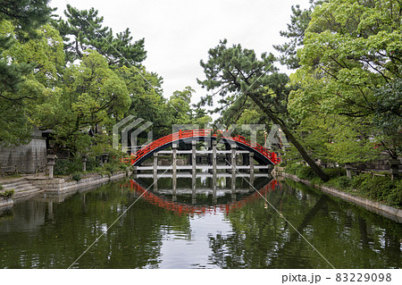 [大阪府]住吉大社境内（太鼓橋） 83229098