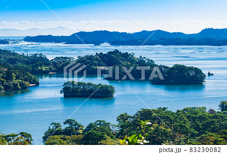 日本三景　秋の松島 83230082
