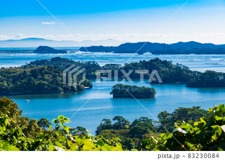 日本三景　秋の松島 83230084