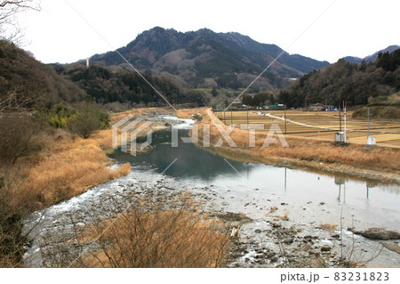 道志川の津久井湖への流れ込み 83231823