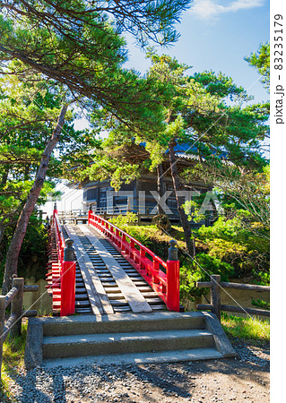 日本三景　松島　五大堂とすかし橋 83235179
