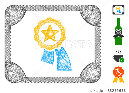 Net Valid Diploma Vector Mesh Net Valid Diploma Vector Mesh 83235638