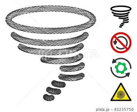 Linear Tornado Vector Mesh 83235750