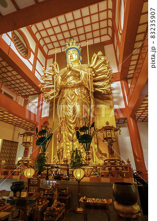 和歌山 紀三井寺 仏殿 大千手十一面観音菩薩 和歌山県和歌山市 和歌山 紀三井寺 仏殿 大千手十一面観音菩薩 和歌山県和歌山市 83235907