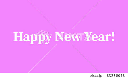 Happy New Year 英語 年賀 新年 テキスト ハッピーニューイヤー Cg 壁紙 背景のイラスト素材
