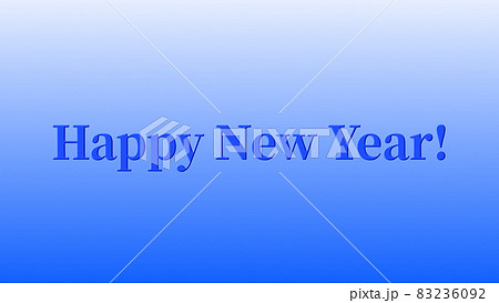 Happy New Year 英語 年賀 新年 テキスト ハッピーニューイヤー Cg 壁紙 背景のイラスト素材