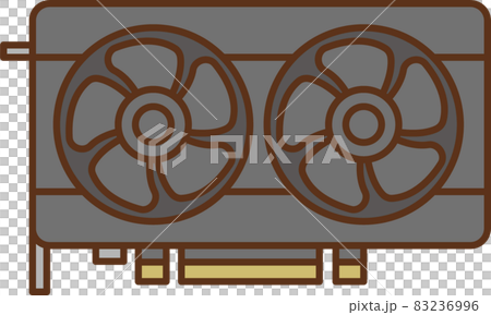 Double fan graphics board Double fan graphics board 83236996