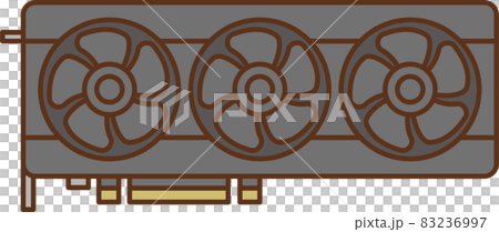 Triple fan graphics board Triple fan graphics board 83236997