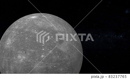 水星　Mercury　マーキュリー　宇宙　惑星　3D　CG　背景　壁紙 83237765