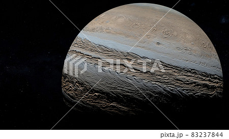 木星 ジュピター Jupiter 宇宙 惑星 3d Cg 背景 壁紙のイラスト素材