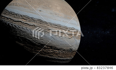 木星 ジュピター Jupiter 宇宙 惑星 3d Cg 背景 壁紙のイラスト素材