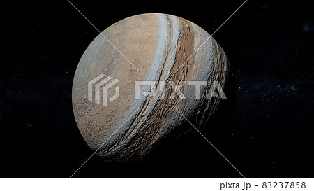 木星 ジュピター Jupiter 宇宙 惑星 3d Cg 背景 壁紙のイラスト素材