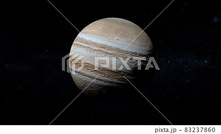 木星 ジュピター Jupiter 宇宙 惑星 3d Cg 背景 壁紙のイラスト素材