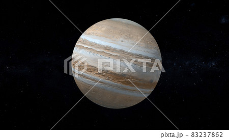 木星 ジュピター Jupiter 宇宙 惑星 3d Cg 背景 壁紙のイラスト素材