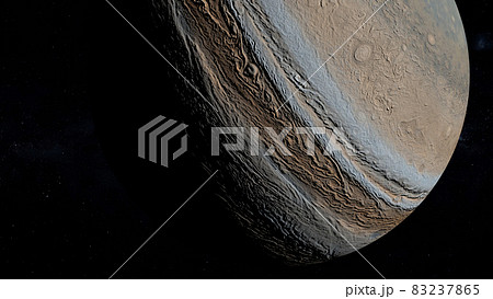 木星 ジュピター Jupiter 宇宙 惑星 3d Cg 背景 壁紙のイラスト素材