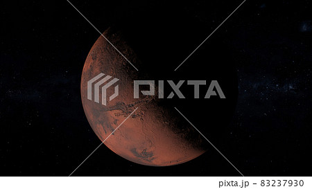 火星 マーズ Mars 宇宙 惑星 3d Cg 背景 壁紙のイラスト素材