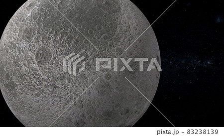 月 ムーン Lune Moon 宇宙 3d Cg 背景 壁紙のイラスト素材