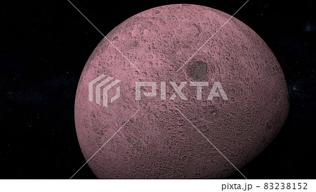 月 ムーン Lune Moon 宇宙 3d Cg 背景 壁紙のイラスト素材
