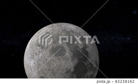 月 ムーン Lune Moon 宇宙 3d Cg 背景 壁紙のイラスト素材