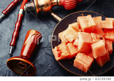 Tobacco shisha for smoking with watermelon Tobacco shisha for smoking with watermelon 83239190