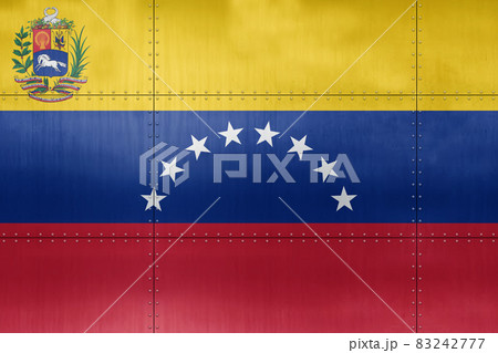 3D Flag of Venezuela on metal 3D Flag of Venezuela on metal 83242777